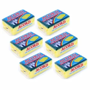 6 adet Jumbo Boy Endüstriyel Çok Amaçlı Bulaşık Süngeri 13x8x4 cm