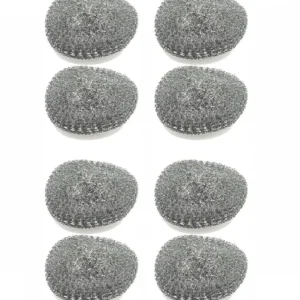 8 Adet Paslanmaz Çelik Tel Bulaşık Teli Poşetli