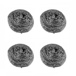 4 Adet Paslanmaz Bulaşık Teli Endüstriyel Boy 10 gr