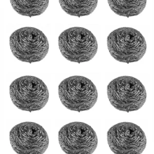 12 Adet Paslanmaz Bulaşık Teli Endüstriyel Boy 10 gr