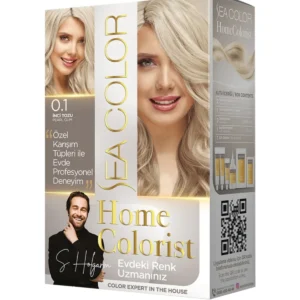 2 Tüp Home Colorist 0.1 İnci Tozu Premium Saç Boyası Evde Profesyonel Sonuç