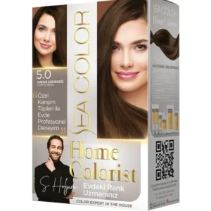 2 Tüp Home Colorist 5.0 Kahve Çekirdeği Premium Saç Boyası Evde Profesyonel Sonuç