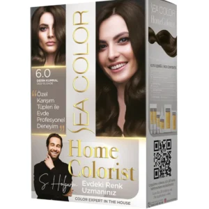 2 Tüp Home Colorist 6.0 Derin Kumral Premium Saç Boyası Evde Profesyonel Sonuç