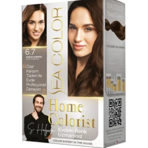 2 Tüp Home Colorist 6.7 Kakao Kumral Premium Saç Boyası Evde Profesyonel Sonuç
