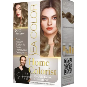 2 Tüp Home Colorist 8.0 Bebek Kumralı Premium Saç Boyası Evde Profesyonel Sonuç