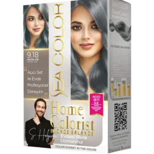 2 Tüp Home Colorist 9.18 Pastel Kül Premium Saç Boyası Evde Profesyonel Sonuç