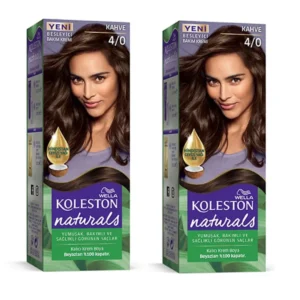 Naturals Saç Boyası Kahve 4/0 2x Paket