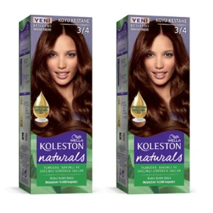 Naturals Saç Boyası Koyu Kestane 3/4 2x Paket