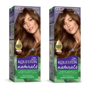 Naturals Saç Boyası Koyu Kumral 6/0 2x Paket