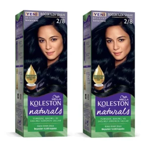 Naturals Saç Boyası Böğürtlen Siyahı 2/8 2x Paket