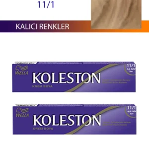 2 Adet Single Tüp Boya Saç Boyası Açık Küllü Sarı 11/1