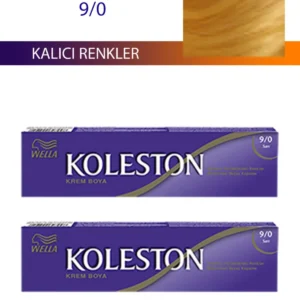 2 Adet Single Tüp Boya Saç Boyası Sarı 9/0