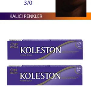 2 Adet Single Tüp Boya Saç Boyası Koyu Kahve 3/0