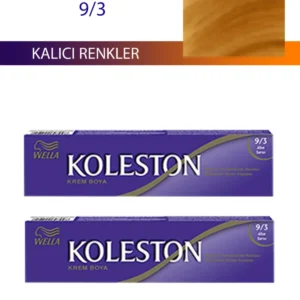 2 Adet Single Tüp Boya Saç Boyası Altın Sarısı 9/3