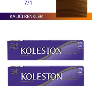 2 Adet Single Tüp Boya Saç Boyası Küllü Kumral 7/1