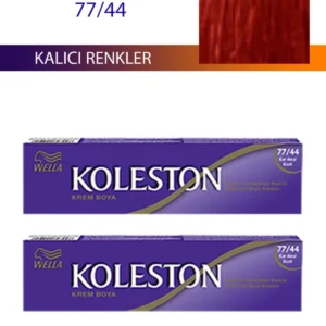 2 Adet Single Tüp Boya Saç Boyası Kor Ateşı Kızılı 77/44