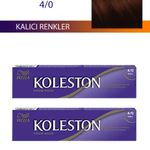 2 Adet Single Tüp Boya Saç Boyası Kahve 4/0