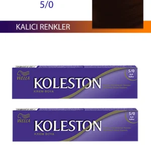 2 Adet Single Tüp Boya Saç Boyası Açık Kahve 5/0