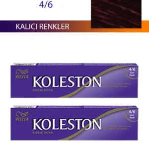 2 Adet Single Tüp Boya Saç Boyası Kızıl Viyole 4/6