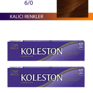 2 Adet Single Tüp Boya Saç Boyası Koyu Kumral 6/0