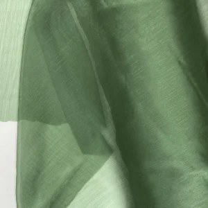 Abiye Elbiselik Işıltılı Tül Cam Organze Kumaş Yeşil