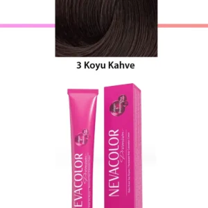 Premium 3 Koyu Kahve - Kalıcı Krem Saç Boyası 50 g Tüp