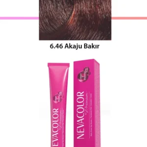 Premium 6.46 Akaju Bakır - Kalıcı Krem Saç Boyası 50 g Tüp