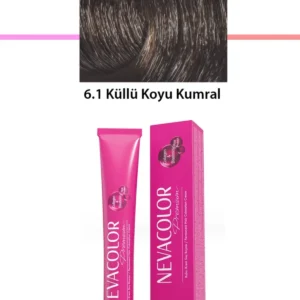 Premium 6.1 Küllü Koyu Kumral - Kalıcı Krem Saç Boyası 50 g Tüp