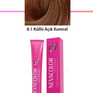 Premium 8.1 Küllü Açık Kumral - Kalıcı Krem Saç Boyası 50 g Tüp