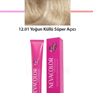 Premium 12.01 Yoğun Küllü Süper Açıcı - Kalıcı Krem Saç Boyası 50 g Tüp