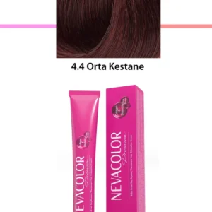Premium 4.4 Orta Kestane - Kalıcı Krem Saç Boyası 50 g Tüp