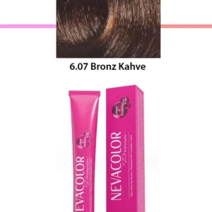 Premium 6.07 Bronz Kahve - Kalıcı Krem Saç Boyası 50 g Tüp
