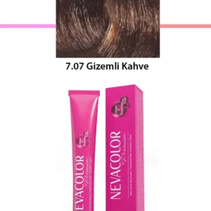 Premium 7.07 Gizemli Kahve - Kalıcı Krem Saç Boyası 50 g Tüp