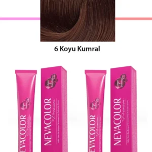 2 li Set Premium 6 Koyu Kumral - Kalıcı Krem Saç Boyası 2 X 50 g Tüp