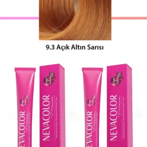 2 li Set Premium 9.3 Açık Altın Sarısı - Kalıcı Krem Saç Boyası 2 X 50 g Tüp
