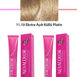 2 li Set Premium 11.10 Ekstra Açık Küllü Platin - Kalıcı Krem Saç Boyası 2 X 50 g Tüp