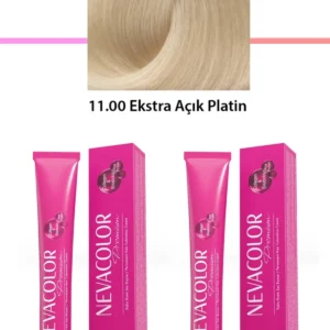 2 li Set Premium 11.00 Ekstra Açık Platin - Kalıcı Krem Saç Boyası 2 X 50 g Tüp
