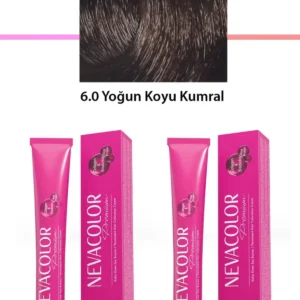 2 li Set Premium 6.0 Yoğun Koyu Kumral - Kalıcı Krem Saç Boyası 2 X 50 g Tüp