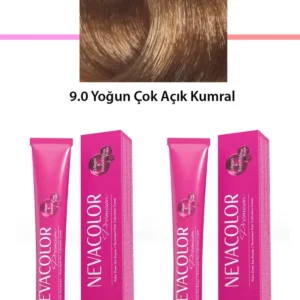 2 li Set Premium 9.0 Yoğun Çok Açık Kumral - Kalıcı Krem Saç Boyası 2 X 50 g Tüp