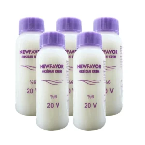 5 Adet Oksidan Krem Saç Boya Sıvısı 6'lık 20 volüme 60 ml