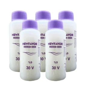 5 Adet Oksidan Krem Saç Boya Sıvısı 9'luk 30 volüme 60 ml