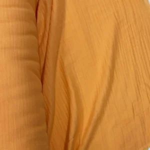 Çok Amaçlı Müslin Pamuklu Bebek Örtü ve Battaniye Kumaşı Müslin Bez Turuncu 7