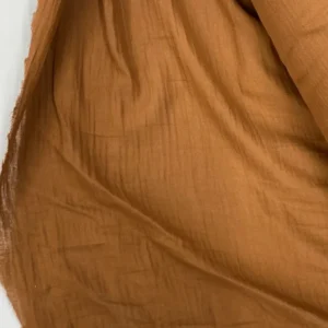 Çok Amaçlı Müslin Pamuklu Bebek Örtü ve Battaniye Kumaşı Müslin Bez Kahve 44