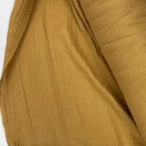 Çok Amaçlı Müslin Pamuklu Bebek Örtü ve Battaniye Kumaşı Müslin Bez Açık Kahve 37