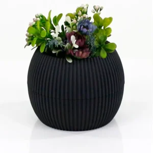 Mercan Saksı 2 Numara 0,35 Litre Su Hazneli Dekoratif Kaktüs Sukulent Saksı 11,8x9,2 cm