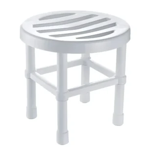 Yuvarlak Tabure 26x26 cm Beyaz