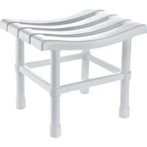 Köşeli Tabure Plastik 26x29 cm Beyaz