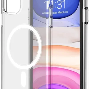 Iphone 11 Kılıf Kamera Lens Korumalı Magsafe Destekli Şeffaf Darbe Emici Sert Kapak