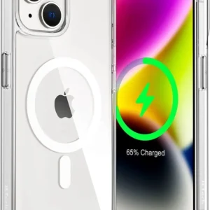 Iphone 14 Kılıf Kamera Lens Korumalı Magsafe Destekli Şeffaf Darbe Emici Sert Kapak