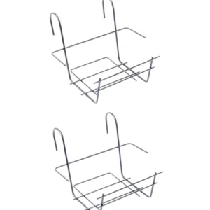 2 Adet Küçük Balkon Saksı Askısı Ferforje 30CM